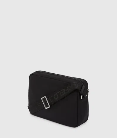 Kl Jeans Utility Drawstring Camera Bag In Black