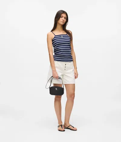 Karl Lagerfeld Striped-pattern Tank Top In Multi