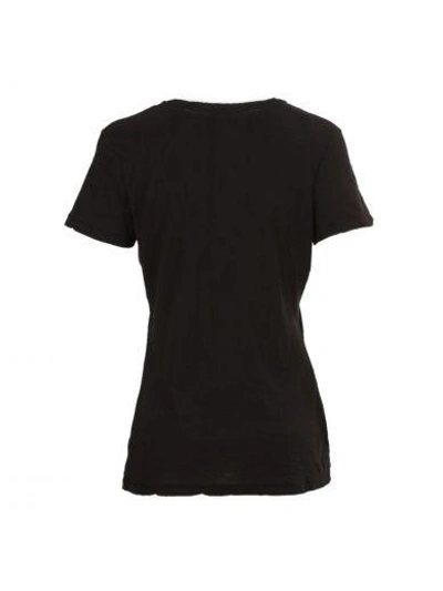 Shop James Perse V-neck T-shirt In Black
