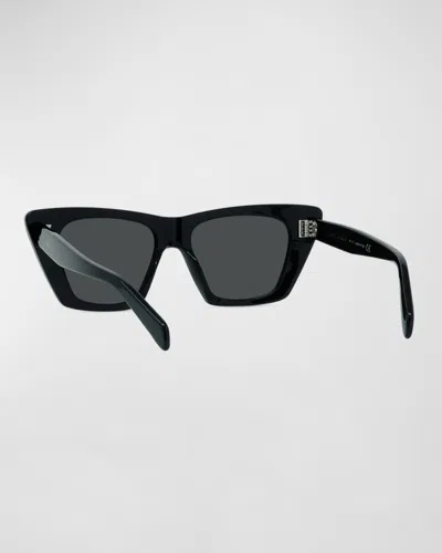 Celine Cl4004in Cat-eye-frame Sunglasses In Black