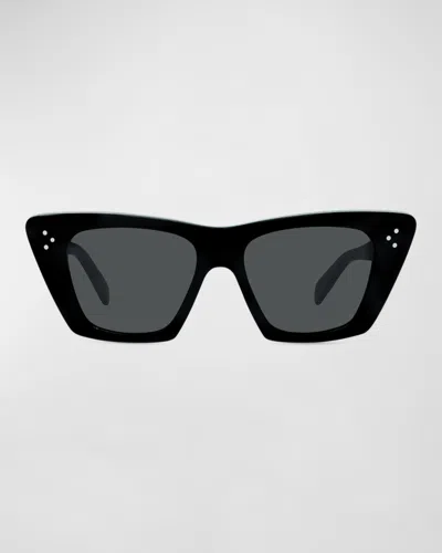 Celine Cl4004in Cat-eye-frame Sunglasses In Black