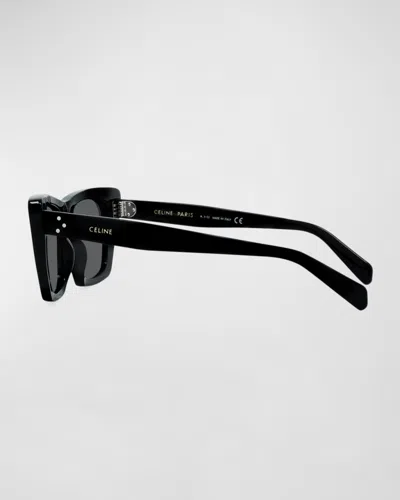 Celine Cl4004in Cat-eye-frame Sunglasses In Black