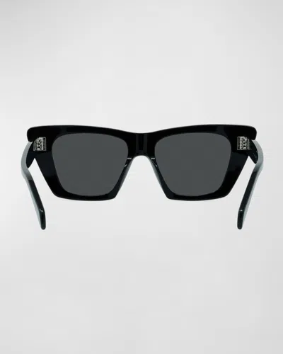 Celine Cl4004in Cat-eye-frame Sunglasses In Black