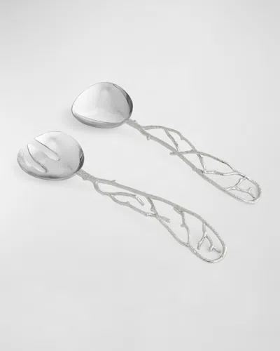 Michael Aram Pomegranate Serving Set In Silver