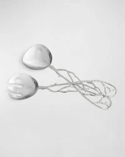 Michael Aram Pomegranate Serving Set In Silver