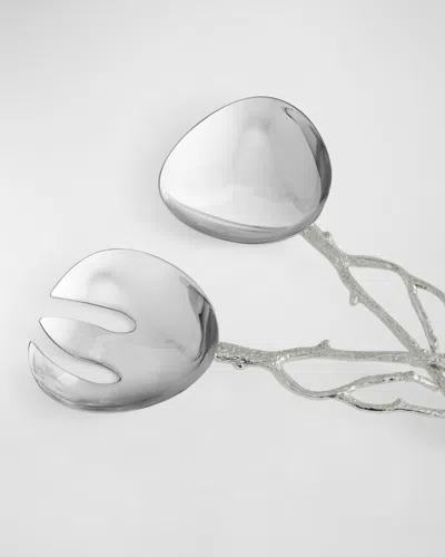 Michael Aram Pomegranate Serving Set In Silver
