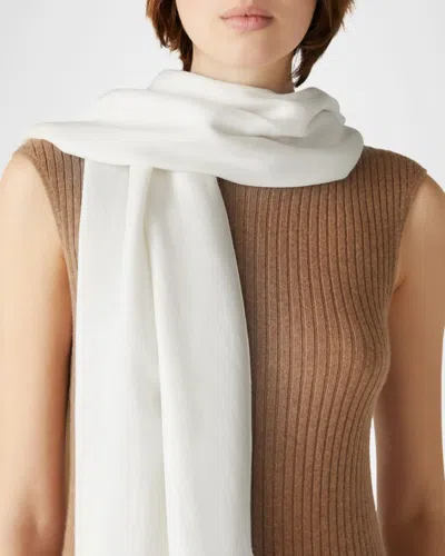 Loro Piana Signature Cashmere-blend Stole In Gray