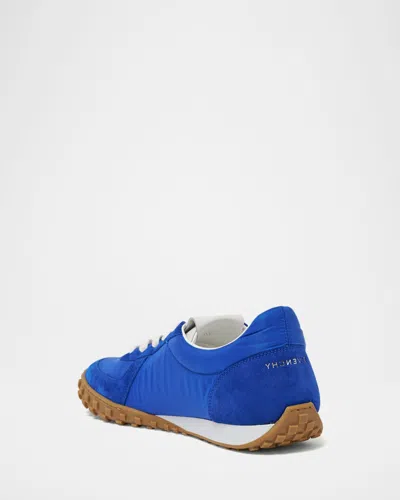 Givenchy Low Top Sneakers Round Toe Rubber Sole In Blue