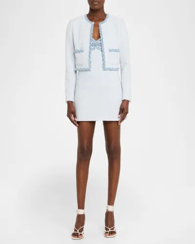 Loveshackfancy Azula Jacket In Blue