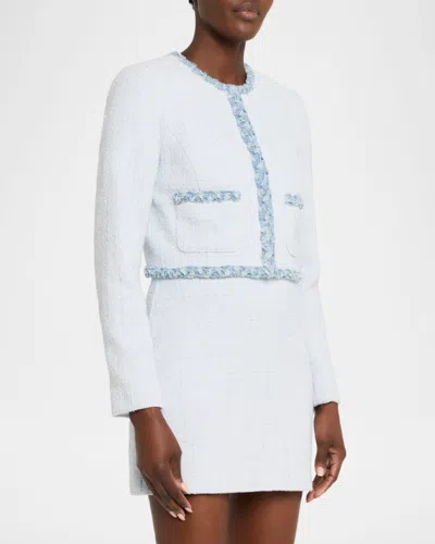 Loveshackfancy Azula Jacket In Blue