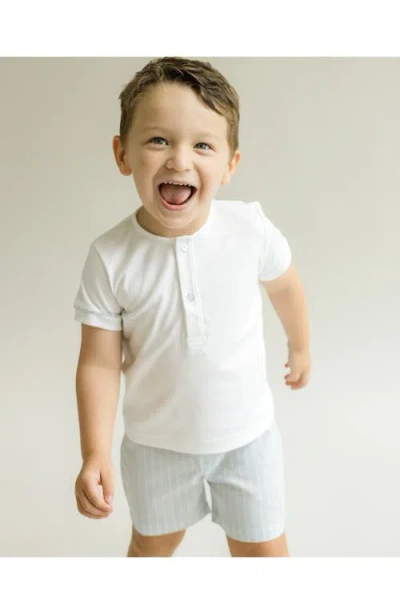 Cuclie Henley T-shirt In White