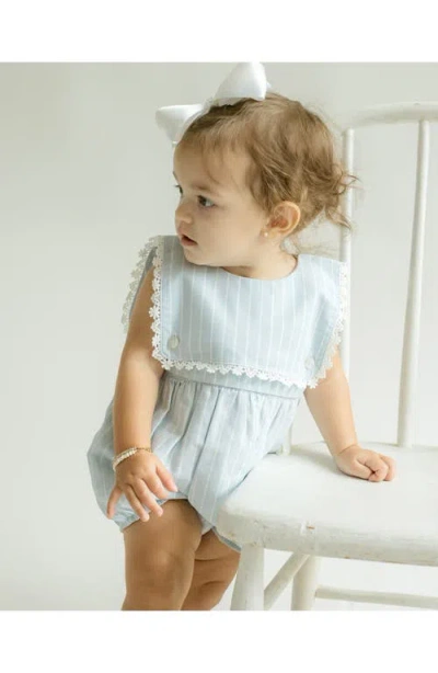 Cuclie Colette Bubble Romper In Blue