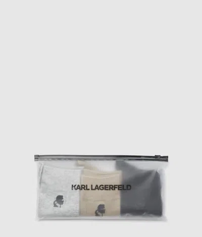 Karl Lagerfeld Kameo Socks – 3-pack In Multi
