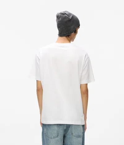 Kl Jeans Graffiti T-shirt In White