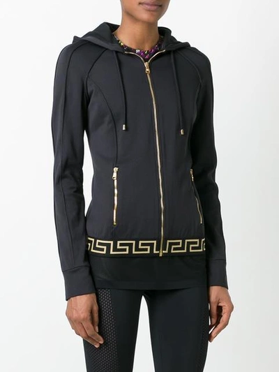 Shop Versace Greca Band Hoodie