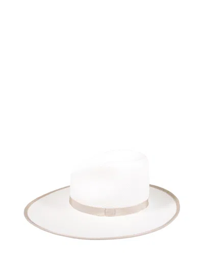 Max Mara Wide-brimmed Hat In White
