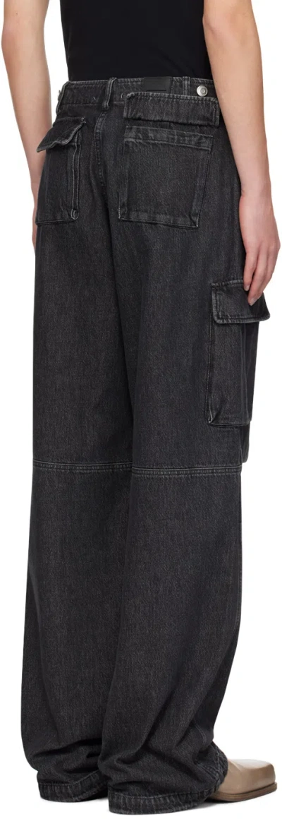 Coperni Women Tailored Wide Leg Cargo Pants In Black