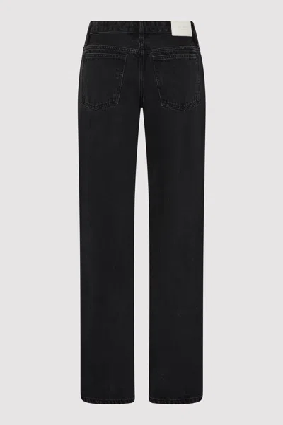 St Agni Belt Loop Jeans In Black