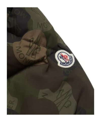 Moncler Aqua Escer Padded Shell-down Jacket 8-14 In Gray