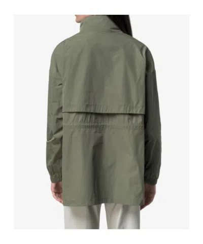 K-way Aubeline Memory Touch Jacket In Green