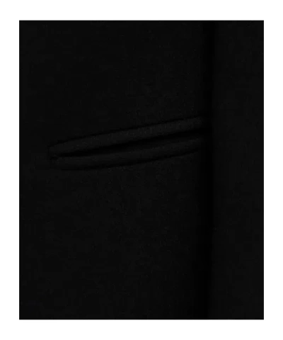 The Row Wool Midi Coat In Black