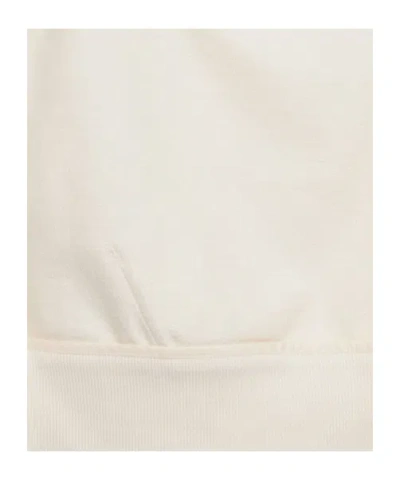 Moncler Drawstring-hood Kangaroo-pocket Jacket In White