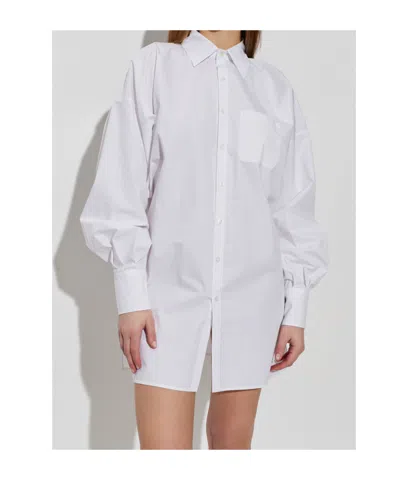 Coperni Drawstring-waist Shirt In White
