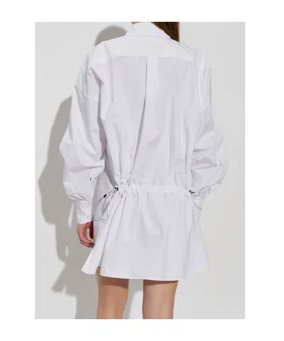Coperni Drawstring-waist Shirt In White