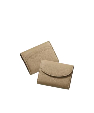 Apc Foldable Wallet In Brown