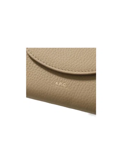 Apc Foldable Wallet In Brown