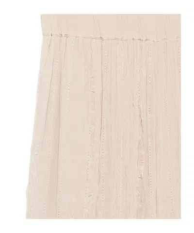 Alysi Tailored Wide Leg Pants Light Design In Neutral