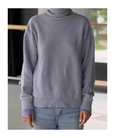 Baserange Turtleneck Sweater In Gray