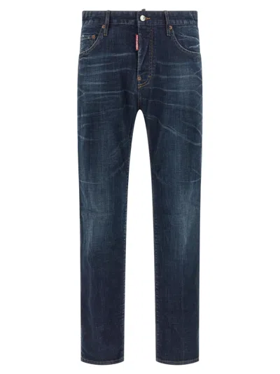 Dsquared2 Blue Denim Jeans In Blue