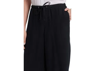 Nydj Jayne Wide Leg Pull-on Pants In Black