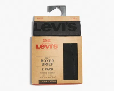 Levi's 2-pack Boxer Briefs In Black