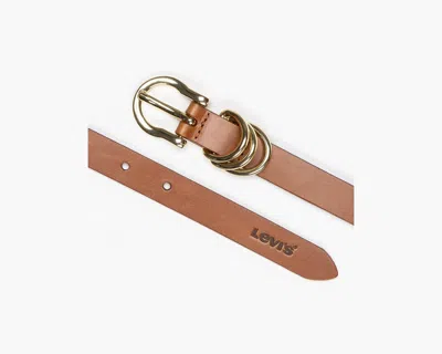 Levi's Metal Loop Belt In Brown