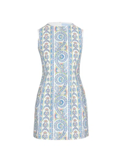 Hill House Home The Viola Dress Corsica Paisley Blue