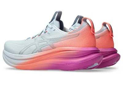 Asics Gel-nimbus 28 Shoes Grey Pink Ss26 Women In Multi