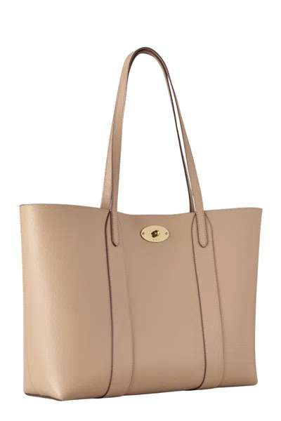 Mulberry Bayswater Tote Small Classic Grain In Neutral