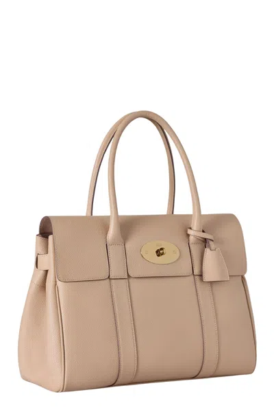 Mulberry Small Leather Bayswater Shoulder Bag In Pink