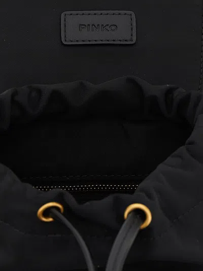 Pinko Mini Backpack In Black