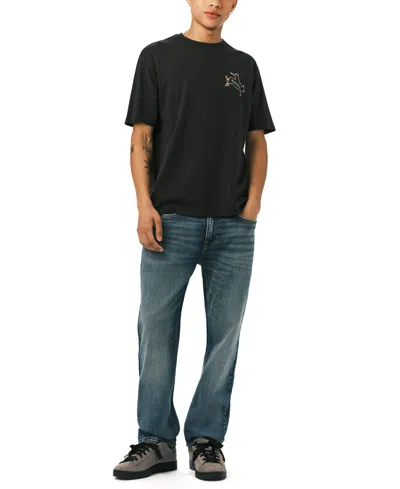 Buffalo David Bitton Men's Graphic T-shirt In Black