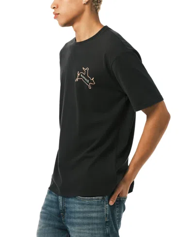 Buffalo David Bitton Men's Graphic T-shirt In Black