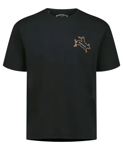 Buffalo David Bitton Men's Graphic T-shirt In Black