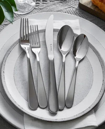 Henckels Lucena 65-pc. Flatware Set, Service For 12 In Silver