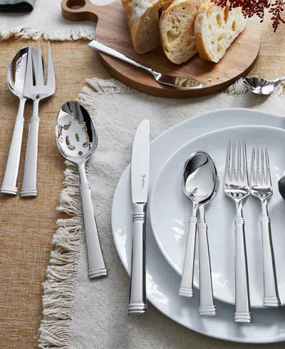 Henckels Plaza 65-pc. Flatware Set, Service For 12 In Silver