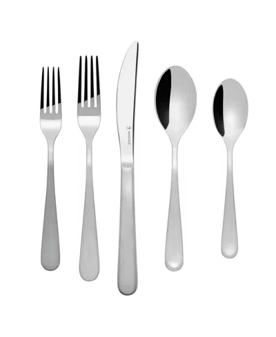 Henckels Lucena 65-pc. Flatware Set, Service For 12 In Silver