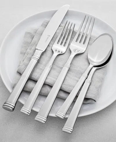 Henckels Plaza 65-pc. Flatware Set, Service For 12 In Silver