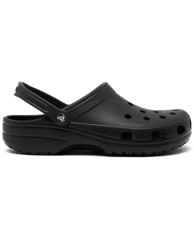 Crocs Little Kids Classic Clogs From Finish Line In Black