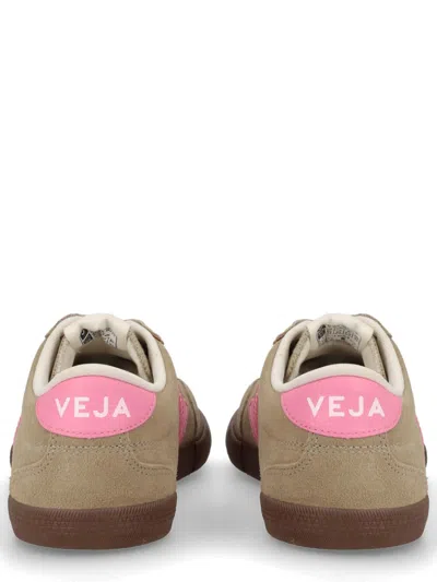 Veja Sneakers Volley Suede Taupe Malibu Bark In Gray